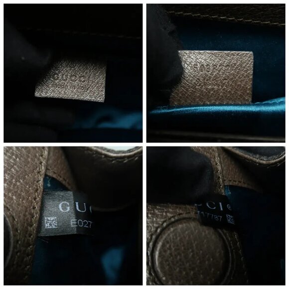 GUCCI Ophidia Brown Canvas Shoulder Bag 1126-020625 - Picture 11 of 12